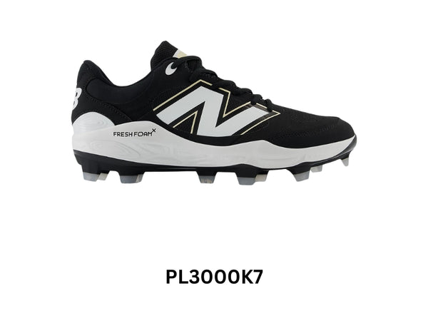 New Balance Fresh Foam 3000v7 Mens Molded Cleat Black