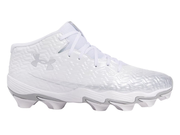 アメフト スパイク スポットライト フットボール Spotlight ホワイト 27.0 UNDER ARMOUR SPOTLIGHT PRO 2025 サンプルホワイト - TWO