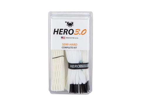 ECD Hero 3.0 Complete Semi-Hard Lacrosse Mesh Kit
