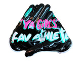 Battle Sports Doom Speed Ya Girl's Fav Athlete Football Gloves