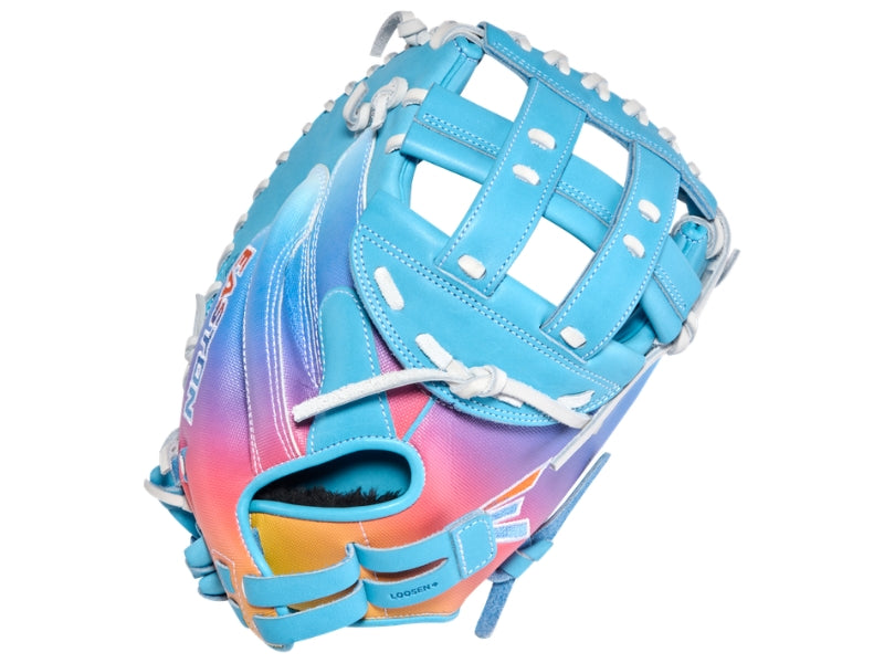 Easton Pro Collection Color Splash 34" Fastpitch Catcher's Mitt - Columbia