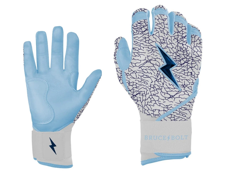 Bruce Bolt Long Cuff Batting Gloves Youth