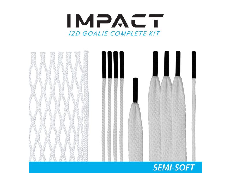 ECD Impact 12D Semi-Soft Lacrosse Goalie Complete Mesh Kit