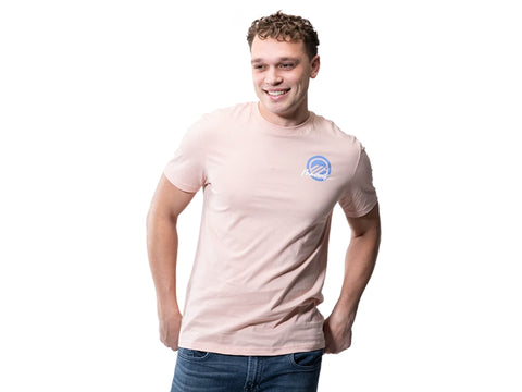 Maverik Script Logo Peach T-Shirt