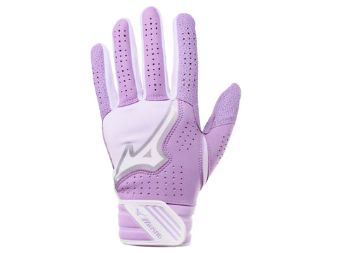Mizuno Pro Select Women's Batting Gloves White