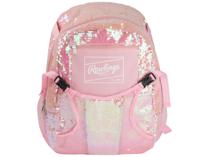 Rawlings T-Ball Backpack Pink Sequin