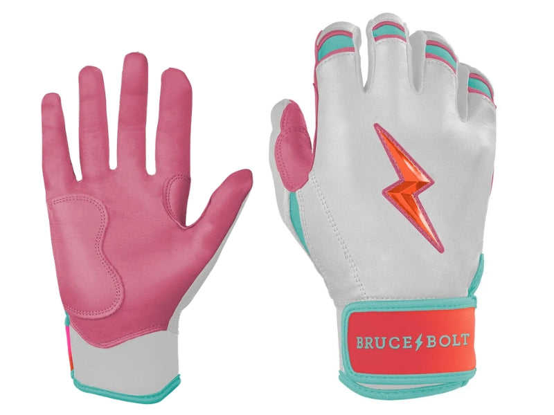 Bruce Bolt Short Cuff Batting Gloves Youth