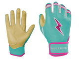 Bruce Bolt Short Cuff Batting Gloves Youth