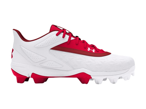 Under Armour Leadoff 3.0 Molded Cleat Red