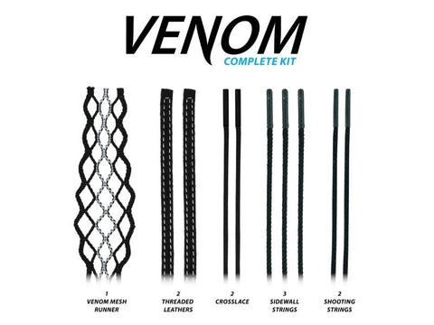 ECD Venom Complete Women's Lacrosse Mesh Kit