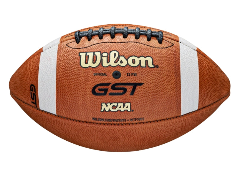 Wilson GST Leather Game Football