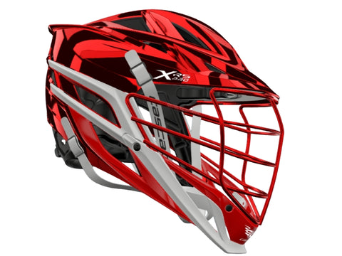 Cascade XRS Pro Field Lacrosse Helmet Metallic Red