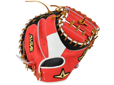 All-Star Pro Elite CM3000 J2 34" Catcher's Mitt Red